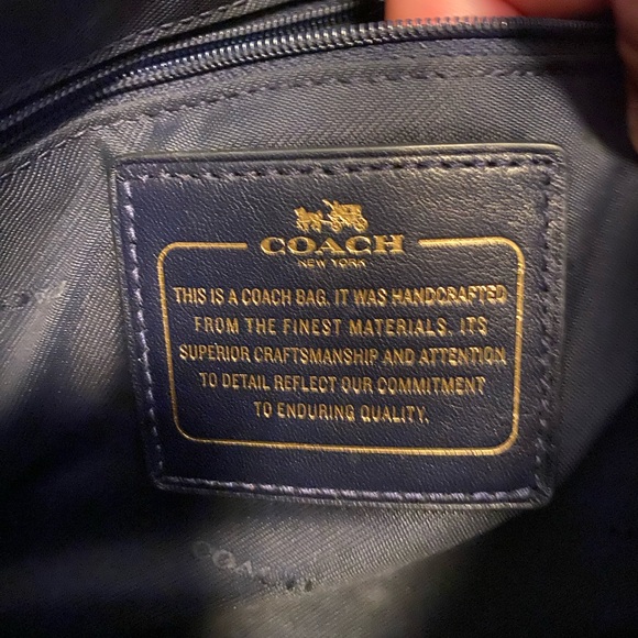 Two tone python Coach tote - Picture 3 of 5